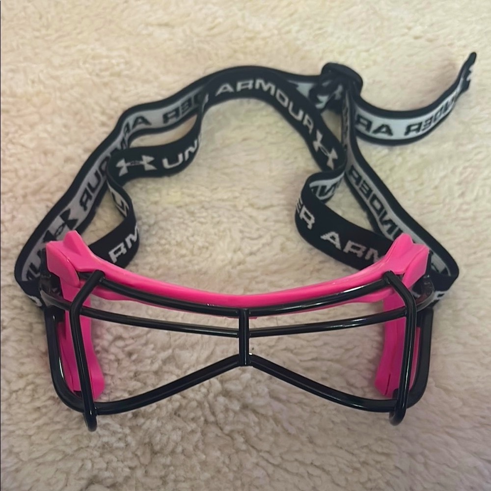 Under Armour Black and White Sports Goggles (Lacrosse) New!
